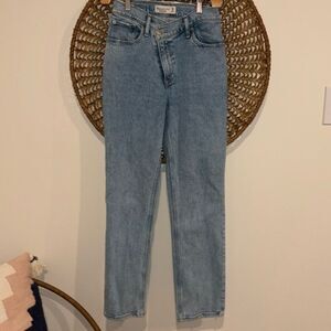 Abercrombie & Fitch The 90s  straight ultra high rise  size 25/0 regular